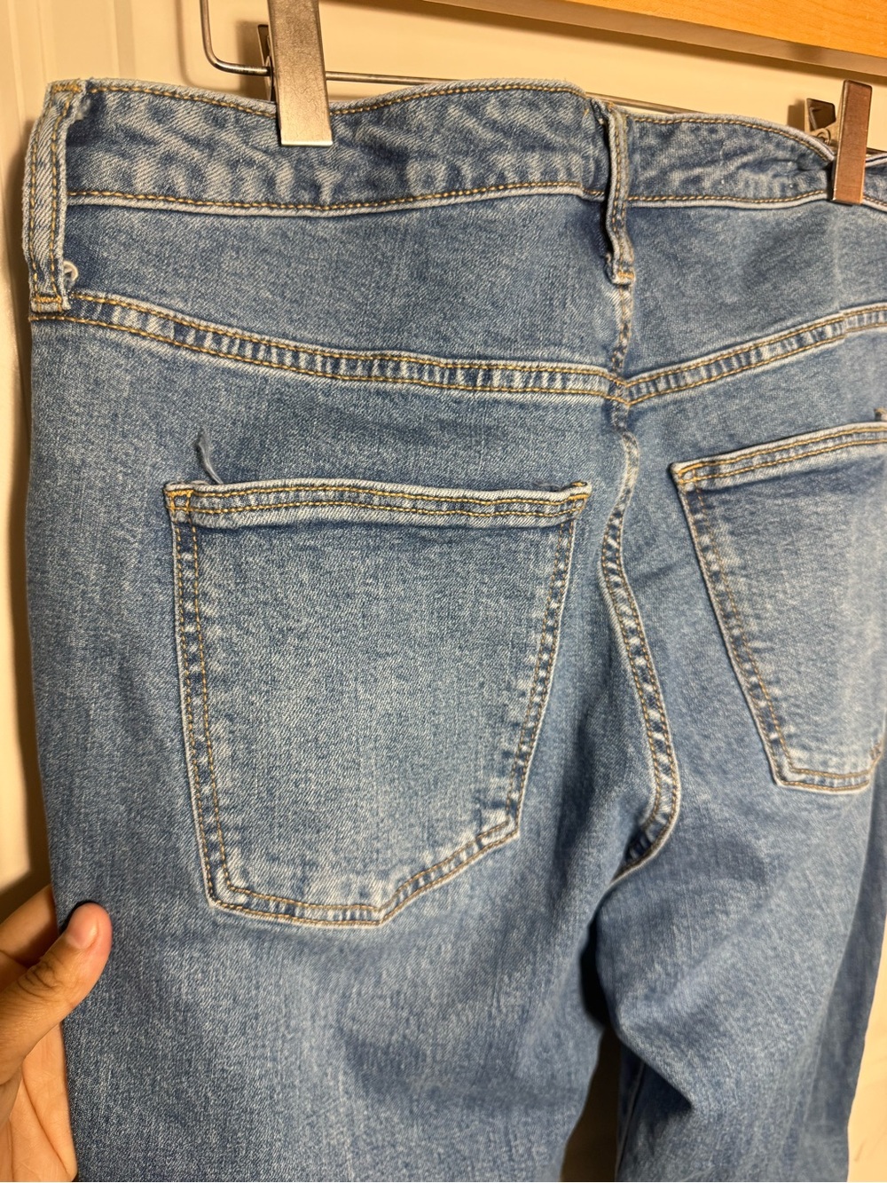 Universal Thread High Rise Straight Jeans Blue Medium Wash Women’s 10 - Picture 8 of 8